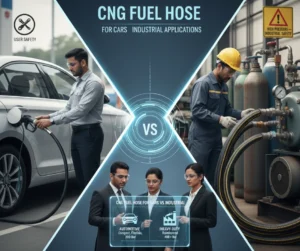 CNG hose pipe for a car