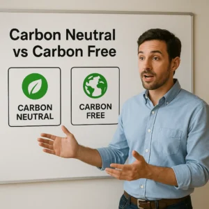 carbon neutral vs carbon free