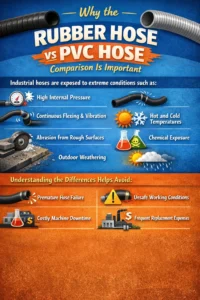 rubber hose vs PVC hose 