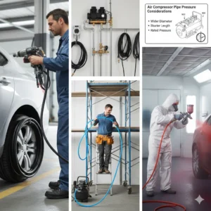 air compressor pipe pressure