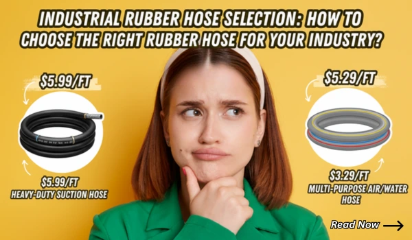 Industrial Rubber Hose Selection: How to Choose the Right Rubber Hose for Your Industry