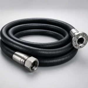 Industrial rubber hose with end fittings for procurement