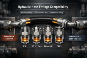 Hydraulic hose fittings