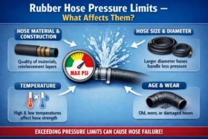 rubber hose pressure limits