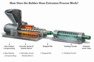 Rubber Hose Extrusion Process 