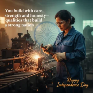 independence day wishes for manufacturing industry