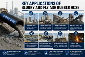 Slurry and Fly Ash Rubber Hose