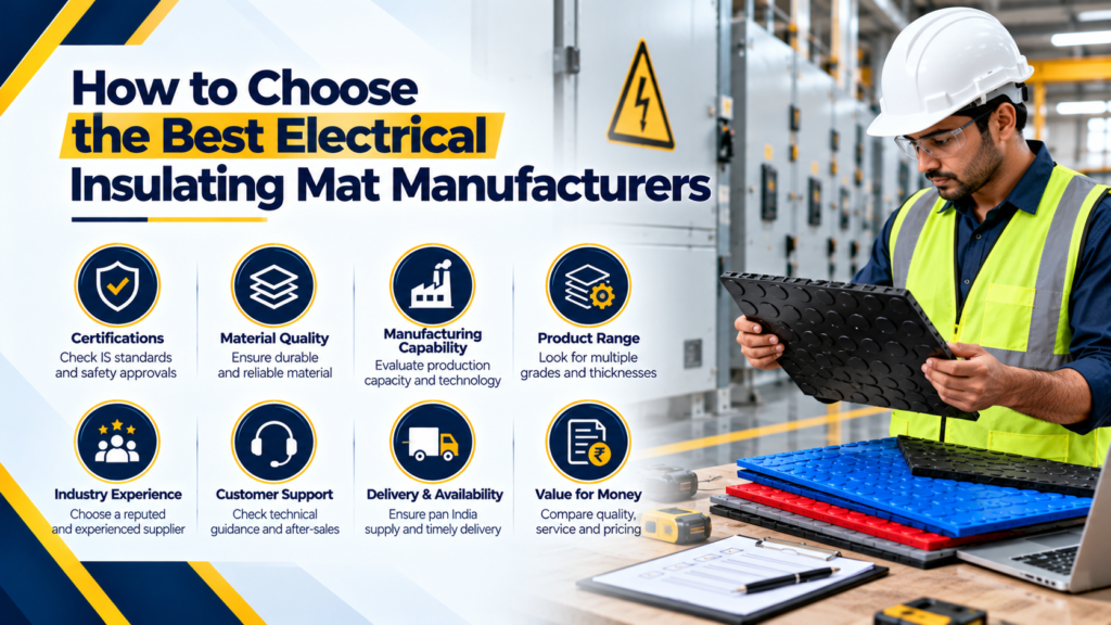 Choosing Best Electrical Insulating Mat Suppliers in India