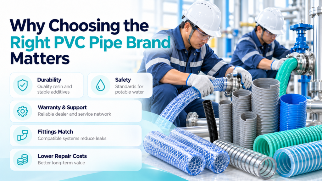 Choosing Best PVC Pipes Brand